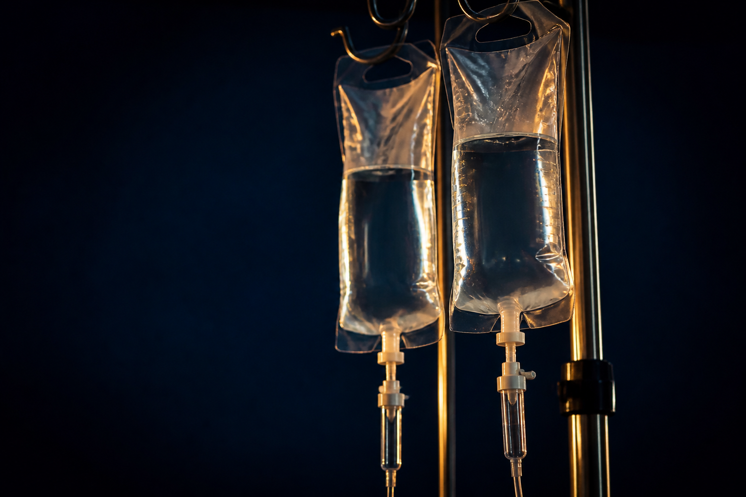 Double Up extra-strength IV drip with two bags