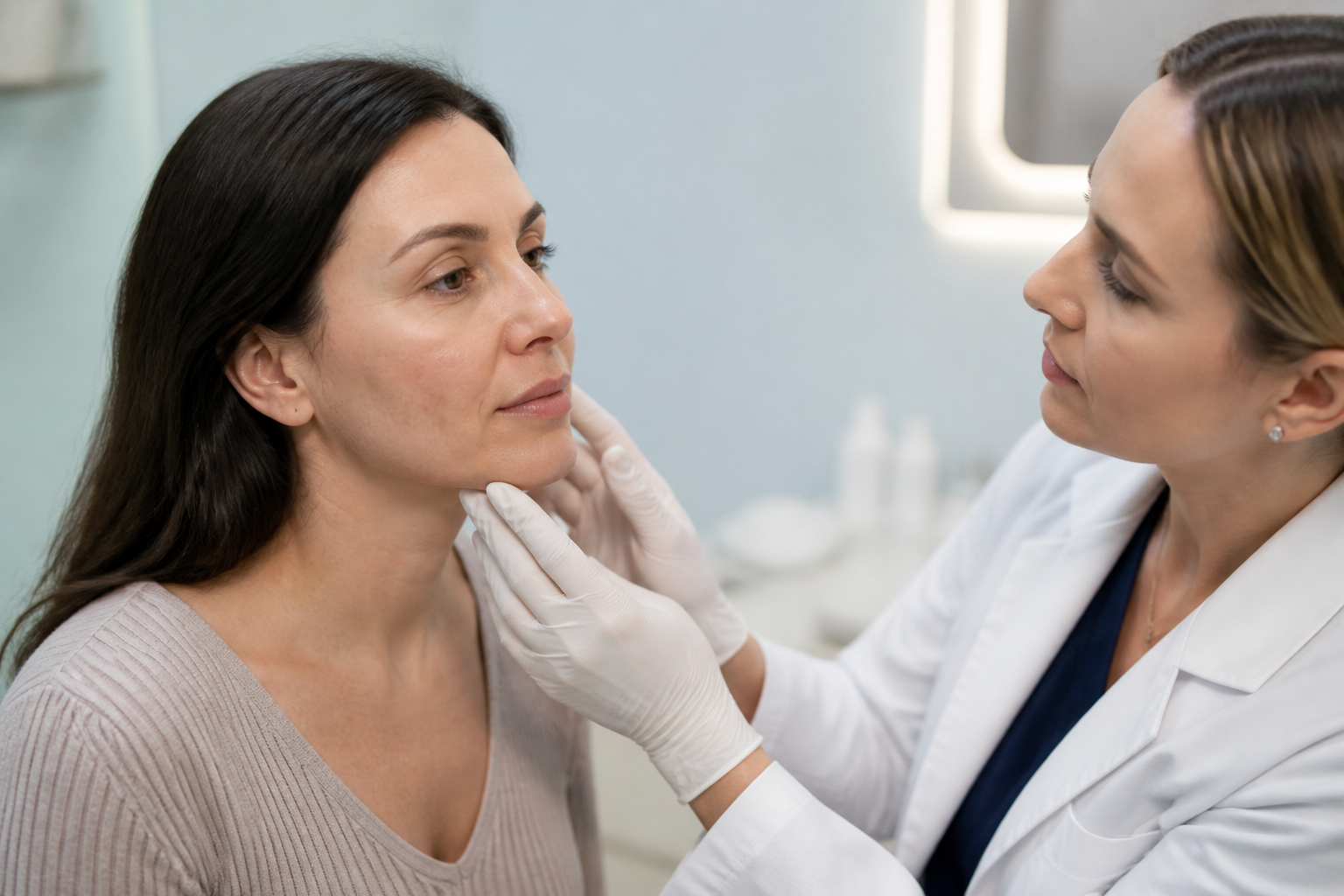Acne scar treatment consultation for smoother skin