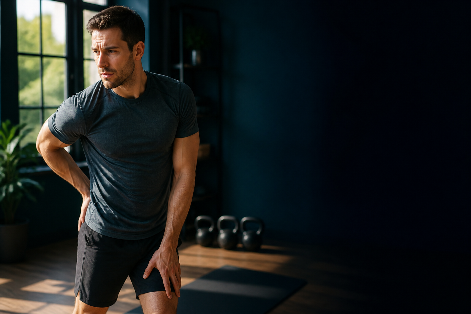 Athlete recovering from injury, representing Wolverine Blend BPC-157 and TB-500 therapy in Palm Beach County