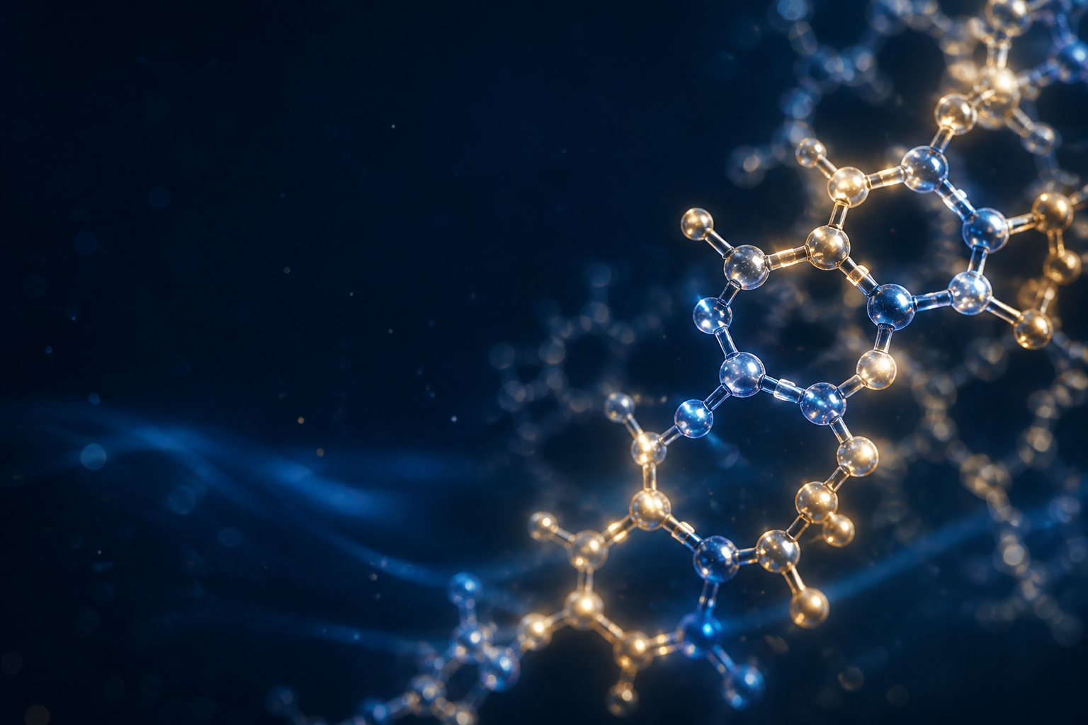 Kisspeptin peptide molecular structure representing hormone signaling therapy in Palm Beach County