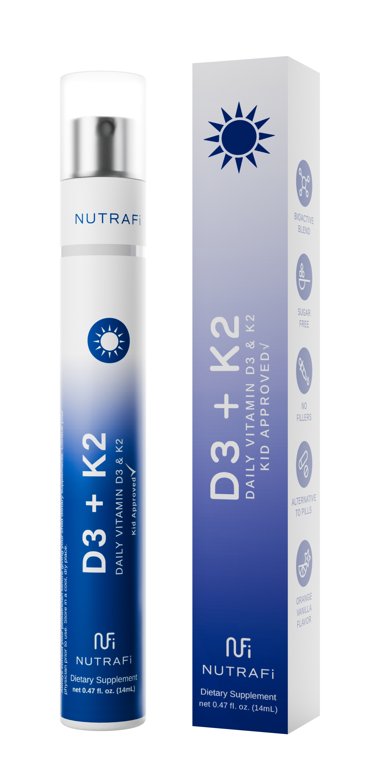 D3 and K2 Daily Vitamin Spray